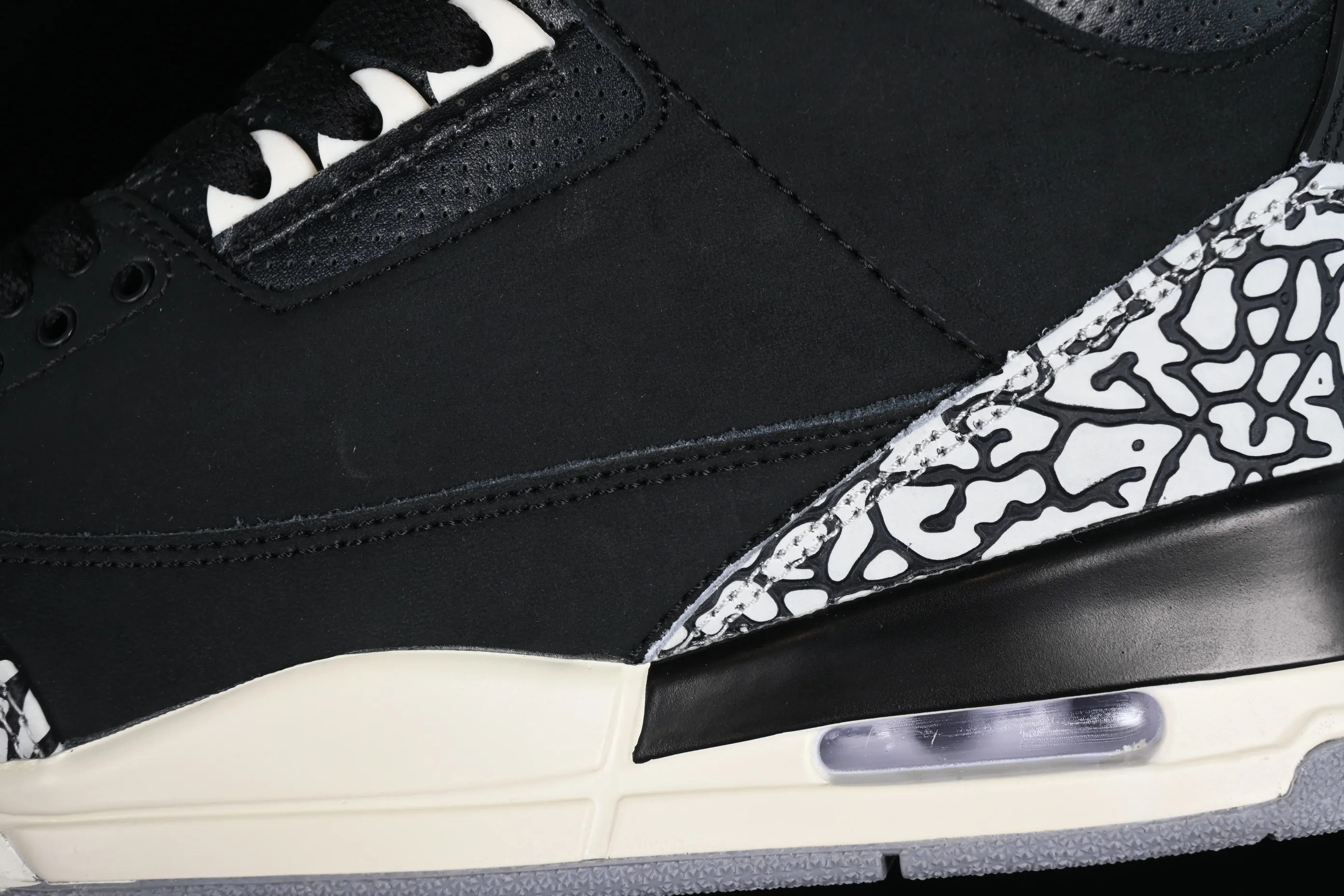 All categories Air Jordan Jordan series basketball shoes Air Jordan 3 G version Air Jordan 3 Retro "Off Noir" AJ3 Joe 3 old black cement CK9246-001